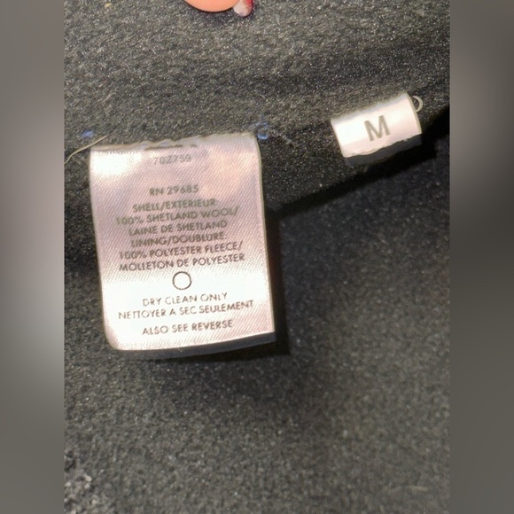 Pendleton Men's Shetland Wool Zip-Up Sweater Vest Size Medium - Picture 5 of 12